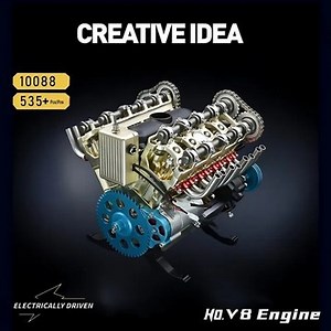 3.6K views · 19 reactions | Let's explore the mechanics of a real V8 engine with this 500+ pcs DIY kit.It's educational, entertaining & perfect for all auto enthusiasts! https://modelkit.telorisale.com/ | Next Level Dubai Salon | Facebook