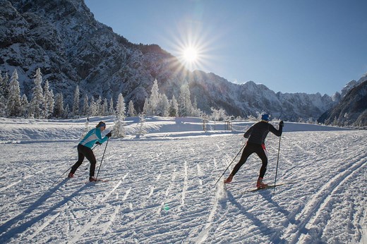 Tek na smučeh v Kranjski Gori | Začrtajte si svojo traso teka!