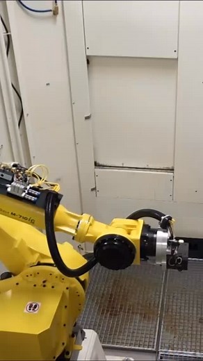 Meet our powerhouse: the FANUC M-710i — a 6-axis marvel with 2,050 mm reach and 50 kg load capacity, seamlessly integrated with our DMG MORI DMU60 5-axis machining cell for continuous, unattended precision production. 💡🤖 #machineshop #cncmilling #precisonmachining #cncmachining #cnc #cncturning #machinist #machining #robotics #automation #manufacturing #cncmachine #cncprogramming #lathe #instamachinist #machinistsofinstagram #machineshoplife #mill #millturn | Staub Precision Machine