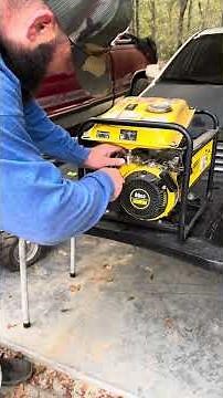 Champion 1800 watt Generator 2 minute fix