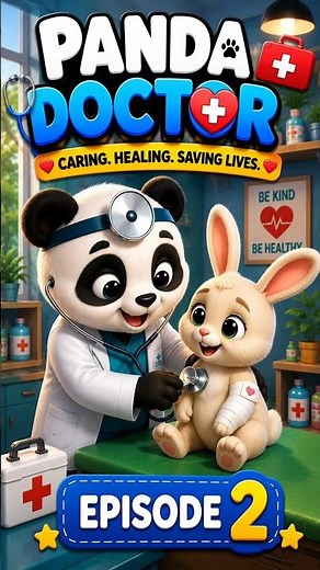 Doctor Panda Saves the Little Bunny Again! | Episode 2 | Cute Animal Rescue Animation