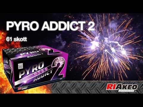 RIAKEO | Pyro Addict 2 - 25/30mm - Bombtårta - Fyrverkerier