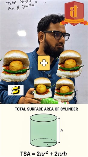 ASHRAF TUTORIALS on Instagram: "How to Derive the Formula of Total Surface Area of a Cylinder | Class 9–10 Maths In this video, we will prove the formula of the Total Surface Area (TSA) of a Cylinder in a simple and easy-to-understand way. You will clearly learn how the curved surface and the two circular bases together form the total surface area. This explanation is perfect for SSC, CBSE, and State Board students of Class 9 & 10 preparing for board exams. All steps are shown with proper logic 