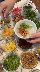 Discover our newest Weekend Buffet offering: Chinese Style Congee! Customize your bowl with an assortment of savory condiments and toppings. | Balay Dako