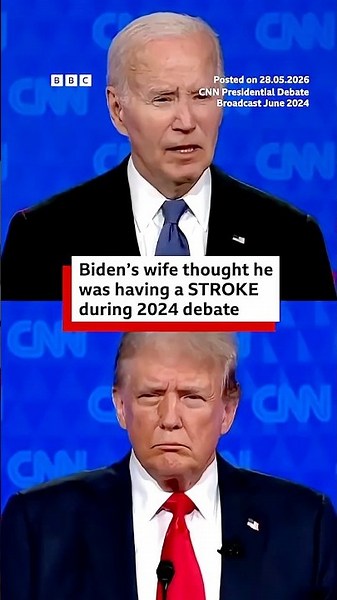 Jill Biden says she thought husband was having a stroke during 2024 debate. #JoeBiden #BBCNews