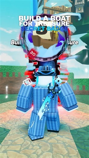 HOW TO GET THE SECRET "BUILD A BOAT FOR TREASURE" BADGE! #roblox