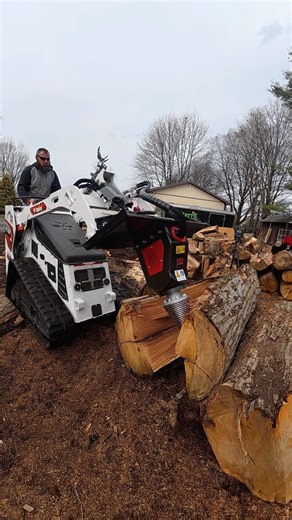 How to Make Processor Poles #firewood #attachment #skidsteer