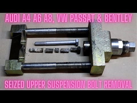 Audi A4 A6 A8, VW Passat, Bentley Seized Ball Joint Bolt Removal
