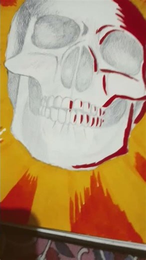 skeleton face drawing