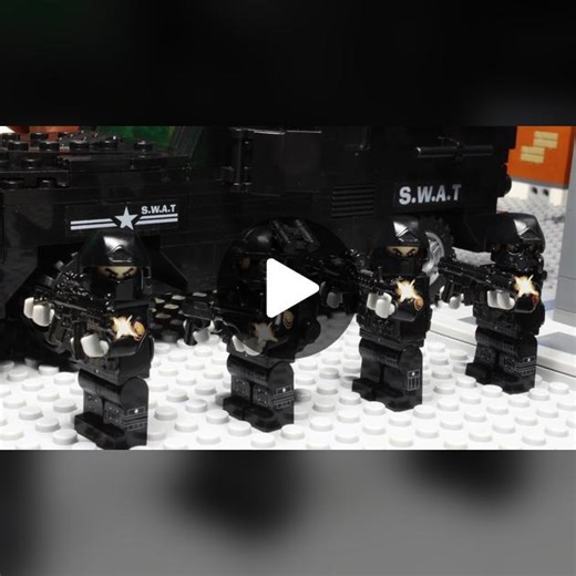 Lego SWAT vs Zombie - Exciting Lego City Police Action
