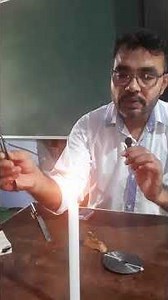 burning of magnesium ribbon #physics #experiment