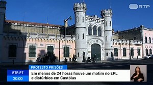Reclusos da prisão de Custóias recusaram entrar nas celas em protesto