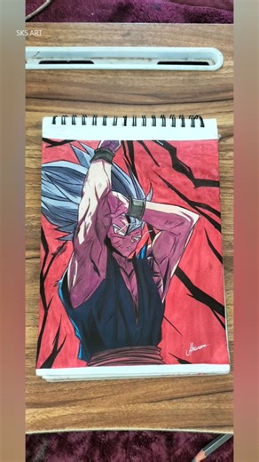 drawing gohan😅#art#drawing #gohan#dragonball #shortsfeed #shorts