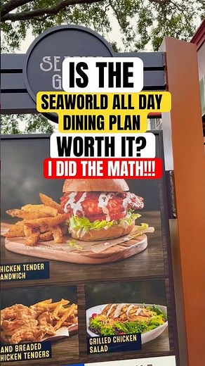 EVERYTHING I ATE USING SEAWORLD ALL DAY DINING PLAN (2026)
