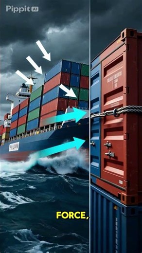 “What Happens When Shipping Containers Fall Into the Ocean? 🌊🚢”