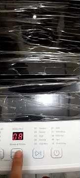 How to operate TCL 7.5KG Top Load Washing Machine - TWA75-F107TLW Top-Lid Glass, 10 Washing Program