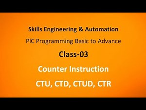 Counter Instruction CTU, CTD, CTUD, CTR. Xg-5000 LS PLC. Skills Engineering & Automation