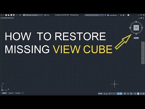 VIEWCUBE - HOW TO RESTORE MISSING VIEWCUBE