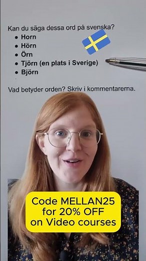 Can you say THESE Swedish words?