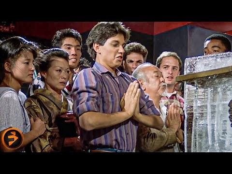 Daniel Breaks the Ice and Wins the Bet | THE KARATE KID PART II