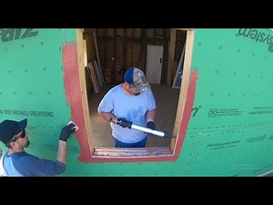 Building an addition part 7 : Liquid Flashing, installing doors and windows