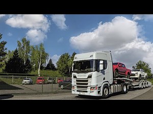 Realistic Driving Scania NextGen R450 Euro Truck Simulator 2 POV Drive 4K 1.54+Wheel Cam+Czech Real