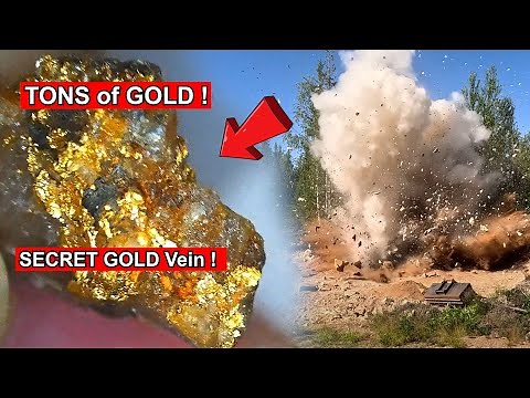 " Secret Nevada GOLD Vein – Blasting Rock to Strike it Rich! " 🏜️✨
