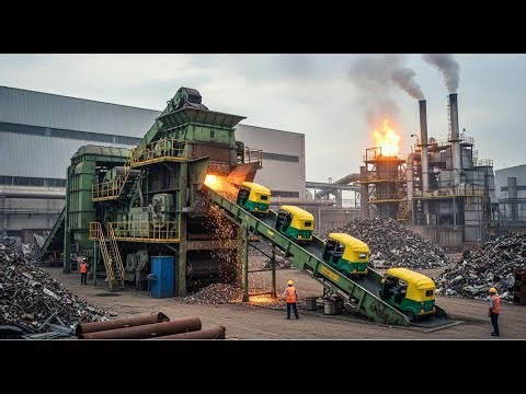 Inside a Factory: Robotic Steel Recycling (FactoryFlow)