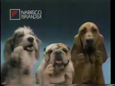 80's Ads: Nabisco Milk Bone Dog Biscuits 1986