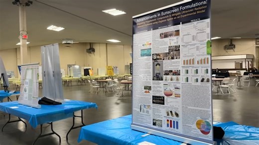 Students showcasing STEM research at Fresno County Science Fair