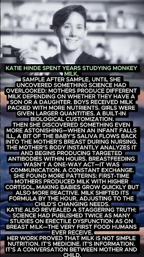 “The Scientist Who Proved Breast Milk Is More Advanced Than Medicine Itself”