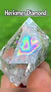 Natural light refractions from a quartz crystal found in New York aka: Herkimer Diamond | The Crystal Collector