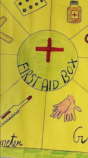 Simple First Aid chart ideas #Easy #Art #Diy#science #crafty #shorts #viral