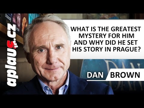 First interview with Dan Brown in Prague: on meeting the president and what is a mystery to him