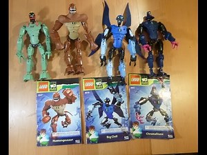 Lego Ben 10 Alien Force 8410 Swamp Fire 8411 ChromaStone 8517 Humungousaur 8519 Big Chill U 043