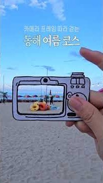 종이카메라로 담은 동해시 여름 코스🎥