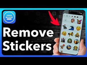 How To Delete / Remove Stickers On iPhone