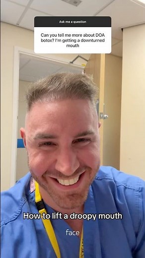 What is DAO Botox? How to lift a droopy mouth