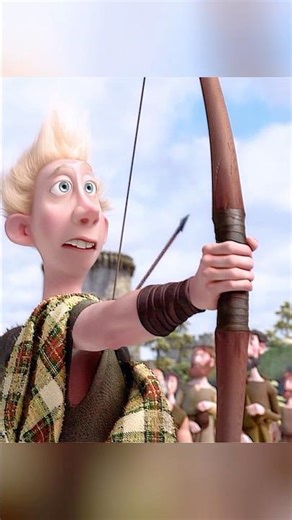 He Won by Accident! The Funniest Archery Contest Scene in Brave#Brave #Pixar #Disney #Merida