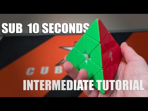 Pyraminx Intermediate Method Tutorial (How To Be Sub 10 Seconds)
