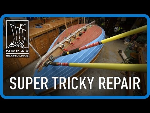 Small Boat, Big problem - Part 3 - Repairing a lapstrake garboard plank with WEST SYSTEM EPOXY