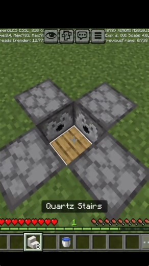 Build this to clutch practice 100℅ working #minecraft #short #clutch