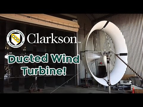 Ducted Wind Turbine Doubles Performance at Clarkson University