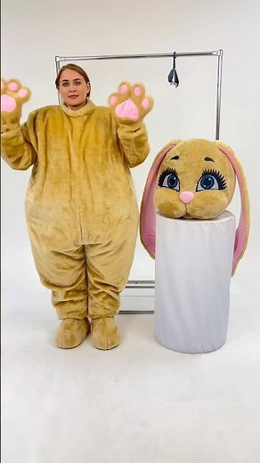 Bunny Mila Caramel Mascot Costume 🐰🍬 | Cute Character for Kids & Events ✅