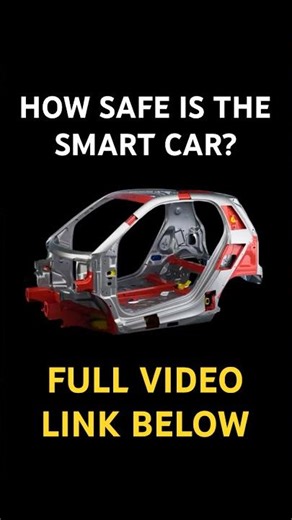 Smart Fortwo - How Safe? #shorts #car #smart #fortwo #crash #safety #automobile #vehicle