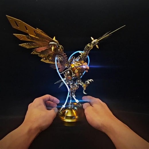 🔥 Moyustore Steampunk 3D Metal Eagle Model Kit — DIY Masterpiece Build brilliance, soar with steel 🛠️🦅 Dive into 650 pieces of intricate metal engineering and bring this steampunk eagle to life. A satisfying challenge for makers and model lovers — and a striking centerpiece once completed. Confidence, creativity, and craftsmanship all in one build 🌟💪 Get it:link in bio 📍 @moyustore 🧠 650 pcs DIY mechanical model ⚙️ Steampunk aesthetic with detailed gears 🎁 Perfect gift for hobbyists & co