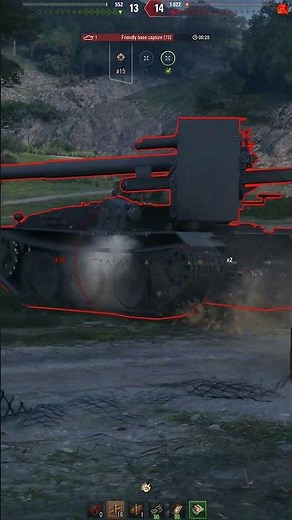 DBV-152 | 13295 DMG, 5 Kills, 1810 EXP, 90 Defense Points | Ultra HD 4K World of Tanks #Shorts 4