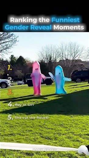 Ranking the Funniest Gender Reveal Moments 😂🥀