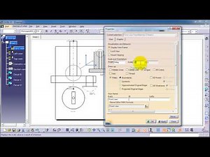 101 CATIA drawing Tutorial Scale View