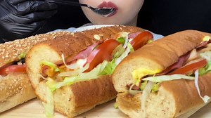 🥪サブウェイ🥪 #asmr #咀嚼音 #먹방 #食べる音 #サブウェイ #サンドイッチ #서브웨이 #샌드위치 #subway